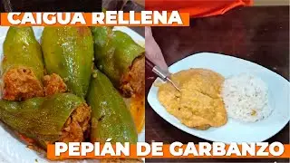CAIGUA RELLENA con Pepián de Garbanzo | Receta peruana | COMIDA MOCHE