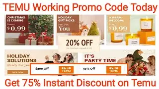 Working Temu Coupon Code December 2022 | Get 75% Discount on Temu Promo Code Today
