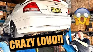 STRAIGHT PIPING The BARRA FORD FALCON!!