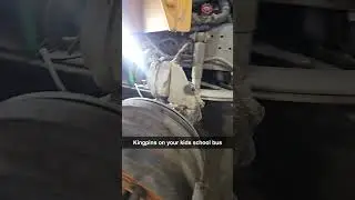 Kingpins on a schoolbus today #dieselmechanic #bluecollar #shoplyfe