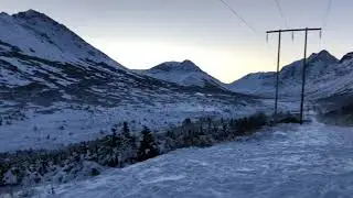 Powerline Pass, Glenn Alps, Mid Winter