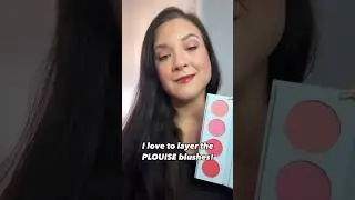 Layering my new PLouise Blush Palette