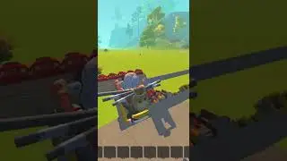 i made a explosive minigun... (scrap mechanic)