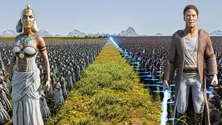 10.000 CLEOPATRA vs 1 MILLION JEDI - Ultimate Epic Battle Simulator 2 UEBS 2