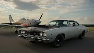 Dodge Coronet meets Tarragon Aircraft - Wings Above M&uuml;nzenberg Castle