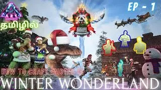WINTER WONDERLAND EVENT How To Craft Emotes/Ark Ultimate Survivor Edition Gameplay In Tamil /#1[CRG]