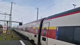 Einfahrt des EuroCityExpress 194 am 19.11.2024 in Buchloe