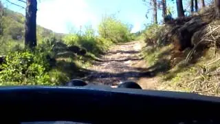 Off-roading in the mk1 82 hilux pickup