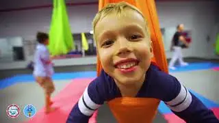 Kids Aerial Yoga Class.