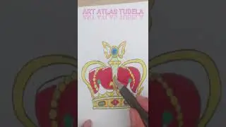 How to Draw a Crown | Drawing step by step tutorials