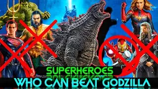 Superheroes who can beat Godzilla Explained in Hindi (SUPERBATTLE)
