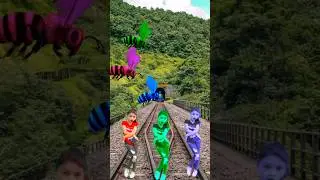 Train vs girlsvfx Bees vs train vs Monster attack vfx#alivlogs#girl #vfxshorts #vfx#shorts#ytshorts