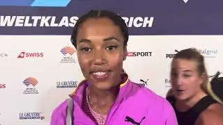 Morgan Lake sets new British record in women&rsquo;s high jump at Zurich Diamond League 