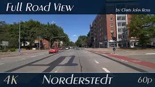 Norderstedt, Schleswig-Holstein, Germany: Ulzburger Straße - 4K (2160p/60p) Ultra HD