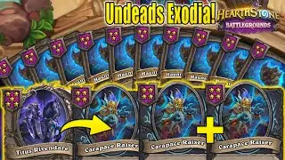 Most Fun Undead Exodia Build After Balance Patch! Double Games | Christian Hearthstone Battlegrounds
