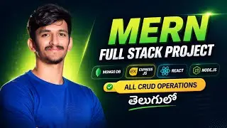 MERN Contact Manager website in Telugu | Full Stack CRUD App in Telugu