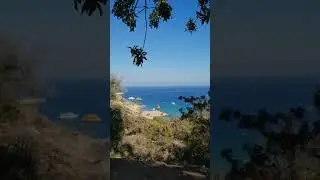 Way to Konnos Beach in east Cyprus, Ayia Napa from the bus station (in English)