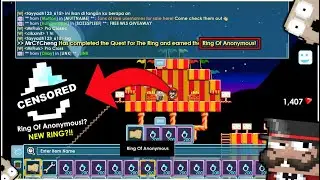Growtopia | THIS IS WHAT I GOT FROM RINGMASTER! (CRAZY!!😱) NEW RING? RING OF ANONYMOUS!?🤔 WATCH NOW!