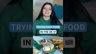 Trying fast food in the UK #food #foodie #foodreview #mukbang