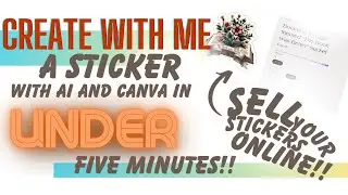 Make stickers to sell online w/ NO EXPERIENCE OR CRICUT NEEDED!!- EVERYONE CAN DO THIS! DIY STICKERS