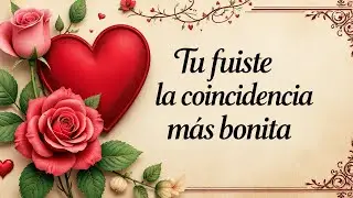 Nunca Te Busqué, Pero Te Encontré: Tú Fuiste La Coincidencia Más Bonita De Mi Vida