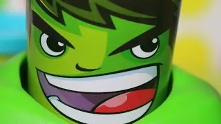 How to Play? - Smashdown Hulk - Can-Heads Heroes / Superboharerowie - Play-Doh - B0308
