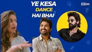 Reacting to Allu Arjun Dance moves | Crazy dance steps #telgu #tollywooddance @AlluArjun