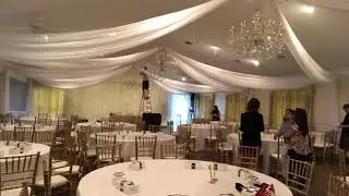 Highland Manor - Ceiling Draping with Lighting Time Lapse