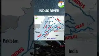 indus river map #shortsfeed #shortsviral #shorts