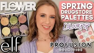 The Best 5 Drugstore Eyeshadow Palettes for Spring 2021 // Flower Beauty, e.l.f., ColourPop, & more!