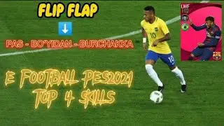 PESDA FINT QILISH ENG SARA FINTLAR TO'PLAMI | PES MOBILE SKILLS TOP 4 🔥