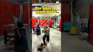 Werkstattumbau, das alles steht noch an...