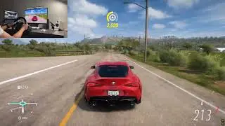 2020 Toyota Supra MK5 | Forza Horizon 5 POV Driving with Logitech G29 4K