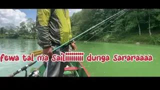 Fishing in fewa lake (pokhara)