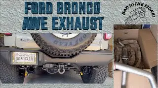 AWE Exhaust Install On 2023 Ford Bronco Badlands - No Lift Home Garage