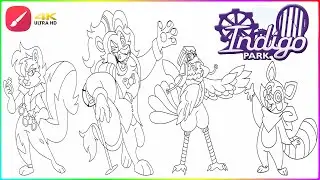 Indigo Park Chapter 1 Coloring Pages New / How to color all characters / NCS Music / Photoshop