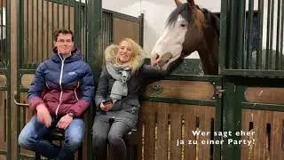 Fragen-Parcours: Harm Lahde und Finja Bormann