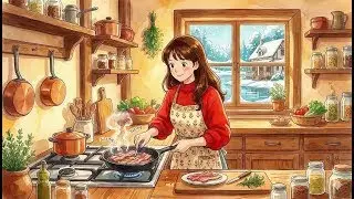 A Peaceful Winter at My Riverside House, Cooking Warm Tantan Ramen for myself🍜| Cooking Animation
