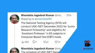 UGC- NET DEC. 2022#Official#Notice#tweet#Online #Application#Form#Stated#Today#Last date 17 Jan#NTA
