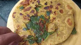 नए तरीके से मेथी का पराठा I🤔