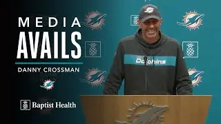Special Teams Coordinator Danny Crossman meets with the media | Miami Dolphins