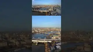 London eye view.. London aerial view ✨ #london #aerial #londoneye