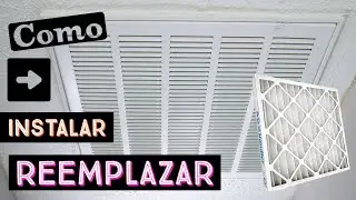 Como Instalar Reemplazar Filtro De Aire Acondicionado Facil Simple