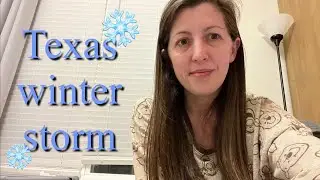 Ledeno vrijeme u Texasu + prehlada ❄️ Texas winter storm 