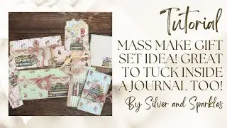 Junk&nbsp;Journal&nbsp;Envelope&nbsp;Gift Set! Mass Make! Small Notebook, Bookmark & Cards! #junkjournal