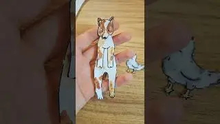 делаю бордер колли🍓 #diy #art #бумажныеподелки #paperanimals #бумажныесобаки #paper #творить