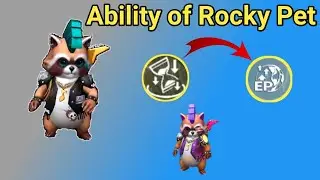 Ability of Rocky Pet in Free Fire//Garena free fire