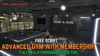 Advanced GYM With Membership V1 | FREE | Fivem | Brave Developments | 2024
