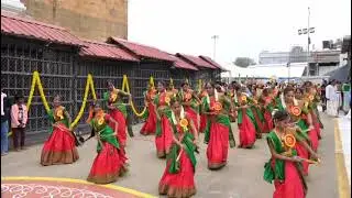 Tirumala radhasapthami program garuda seva vahanam #kolatam #viral #trending #tirupati #shorts 