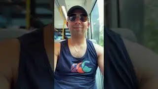 Travelling in public transport on Gold Coast trip. Highly recommended #themepark #holidays
